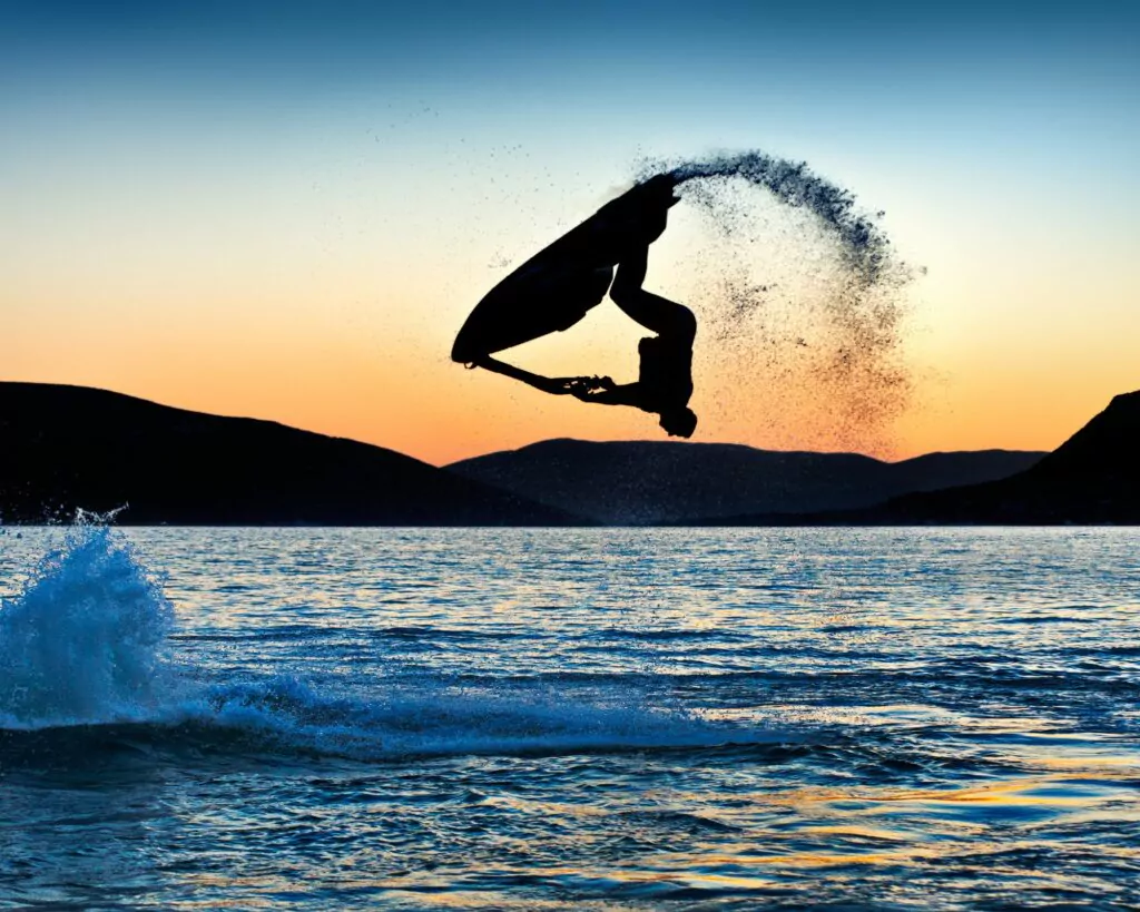 le jet ski à tahiti et polynésie française